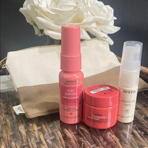 Aveda NutriPlenish Hair Care, Trio, makeup bag - Travel Set